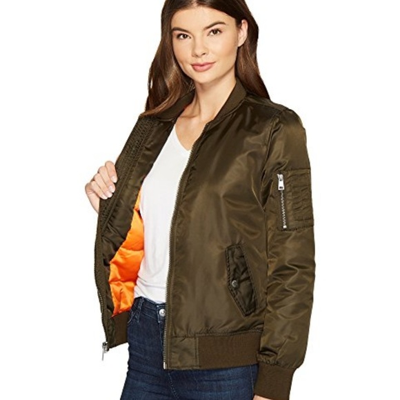 levi's green bomber jacket